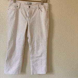 Banana Republic Off-White Jeans Size 12 used good condition